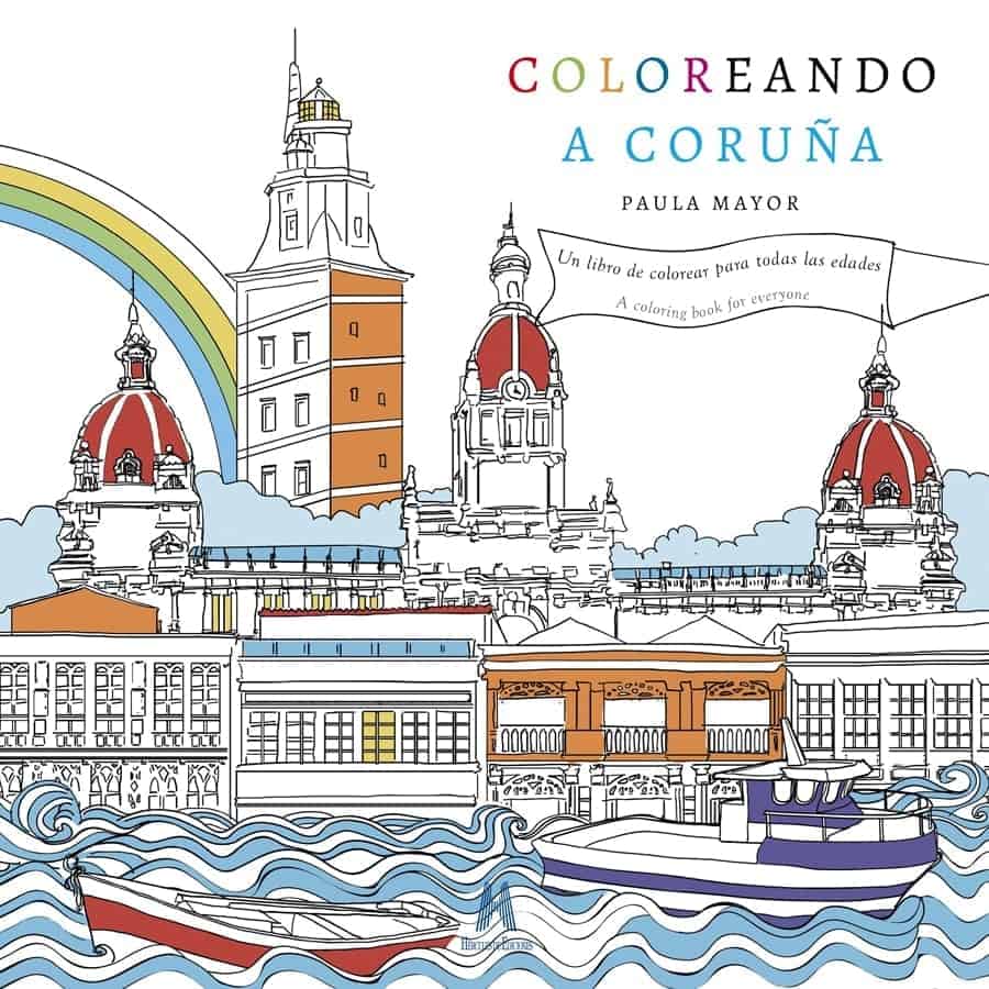 PORTADA COLOREANDO - "Coloreando A Coruña" entre los libros ilustrados más bonitos del año